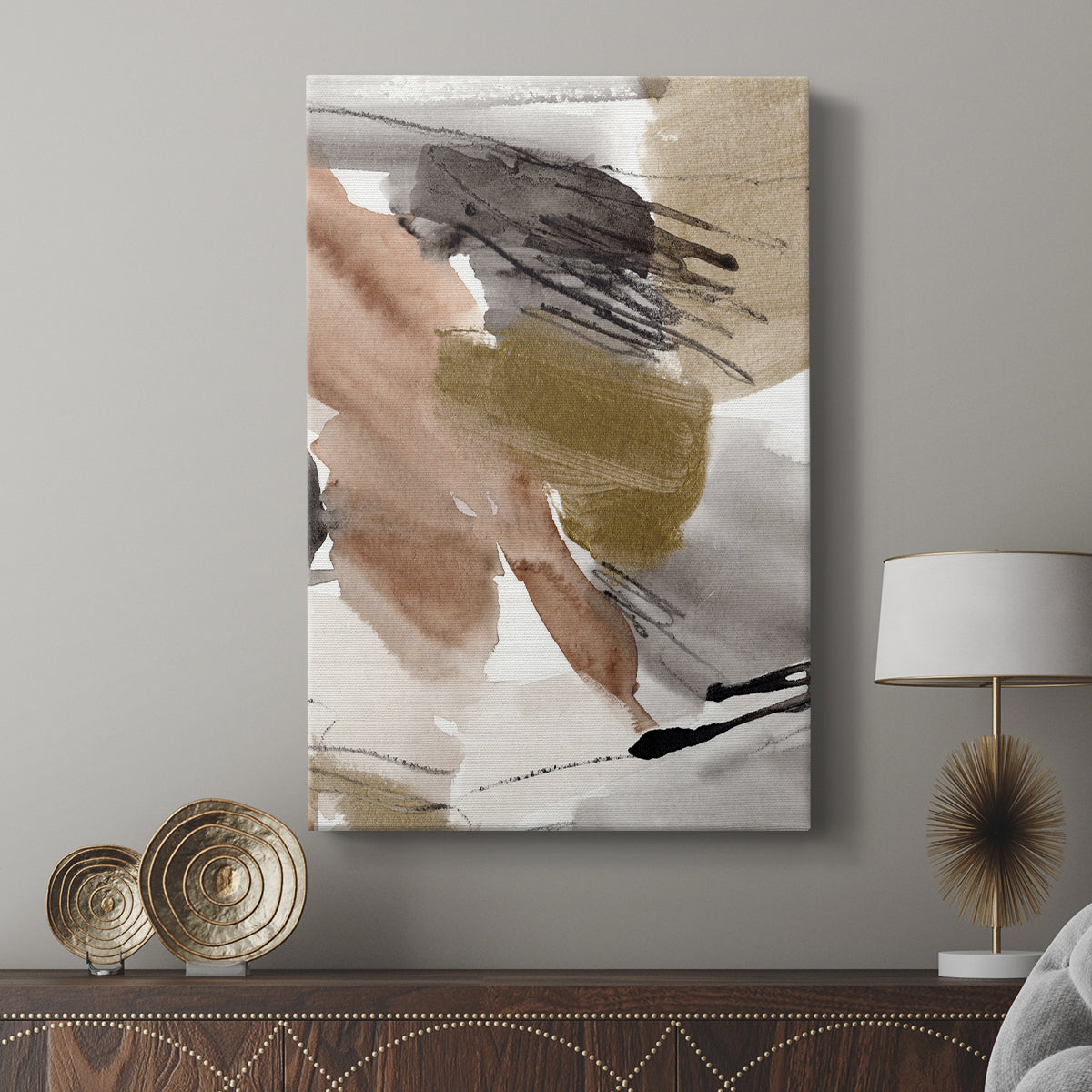 Antique Gold II - Canvas Art Print