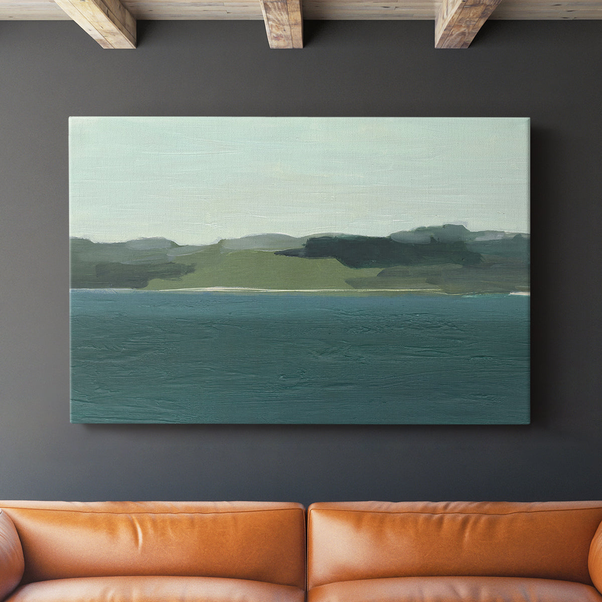 Calming Lake View I - Canvas Art Print