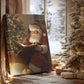 Warm Lantern Nativity at Night - Canvas Art Print