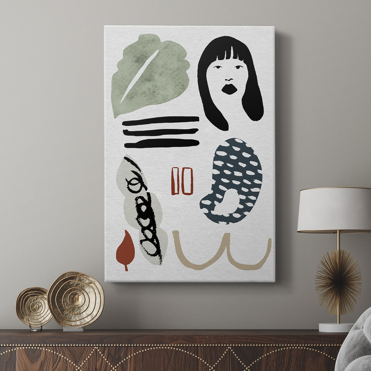Collected Mindfulness II - Canvas Art Print