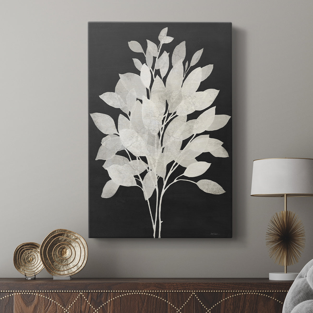 Misty Branches I - Canvas Art Print