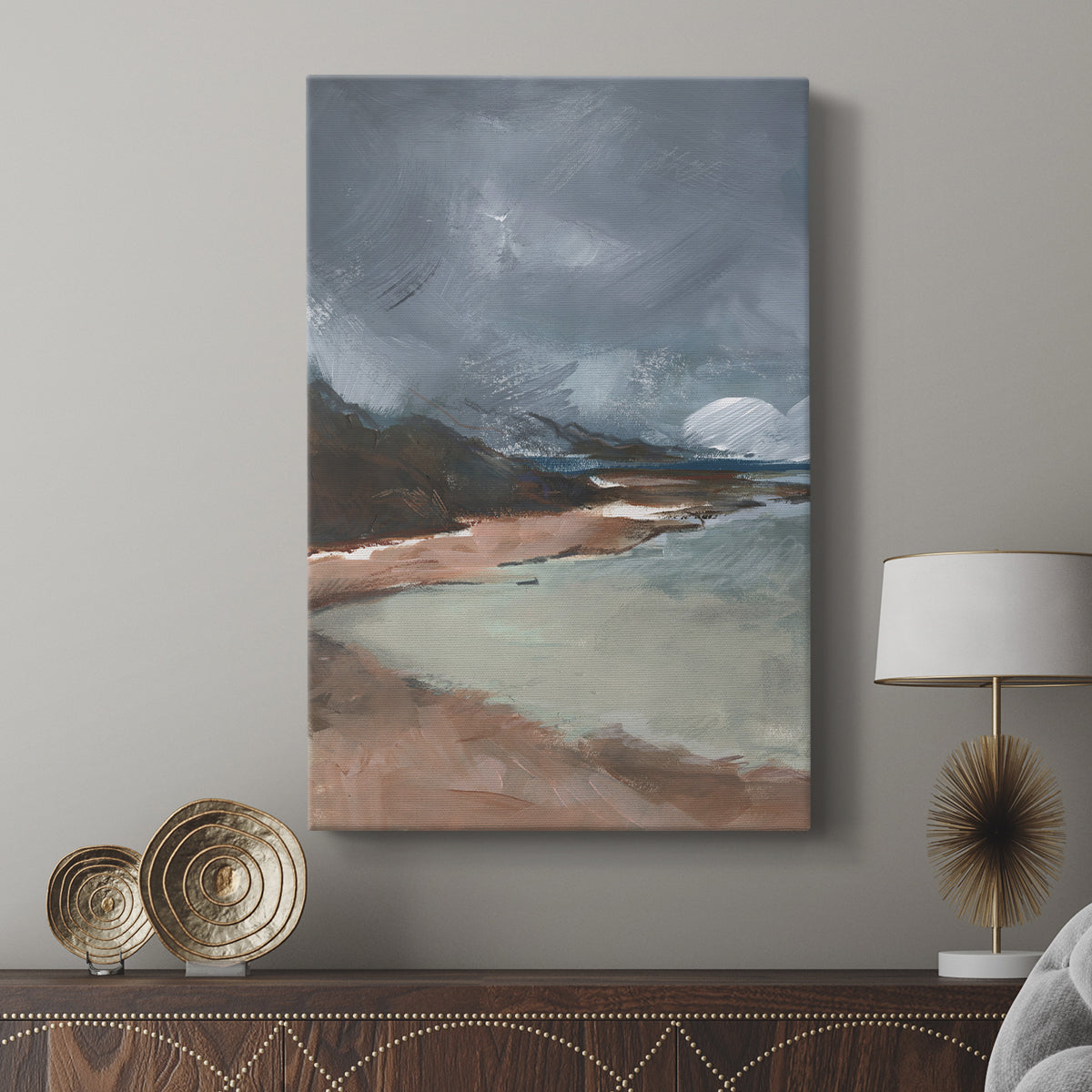 Sea Glass Storm II - Canvas Art Print