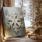 Soft Linen Icicles Whisper - Canvas Art Print