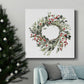 Holly Farmhouse Wreath II-Premium Gallery Wrapped Canvas - Ready to Hang