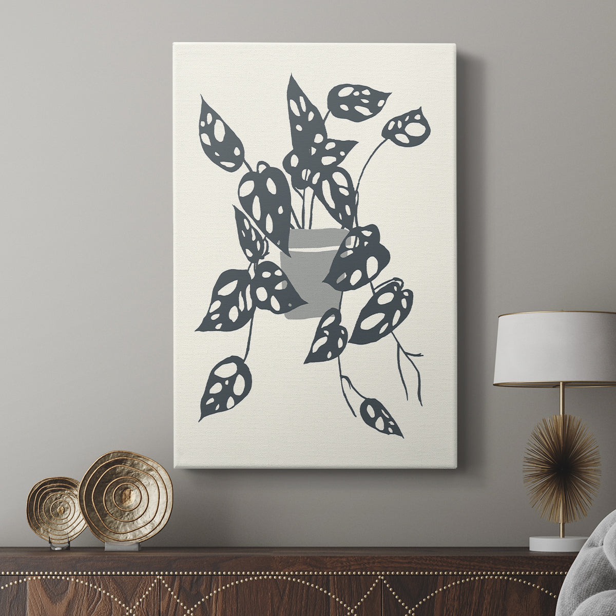 Growing Leaves IV - Canvas Art Print