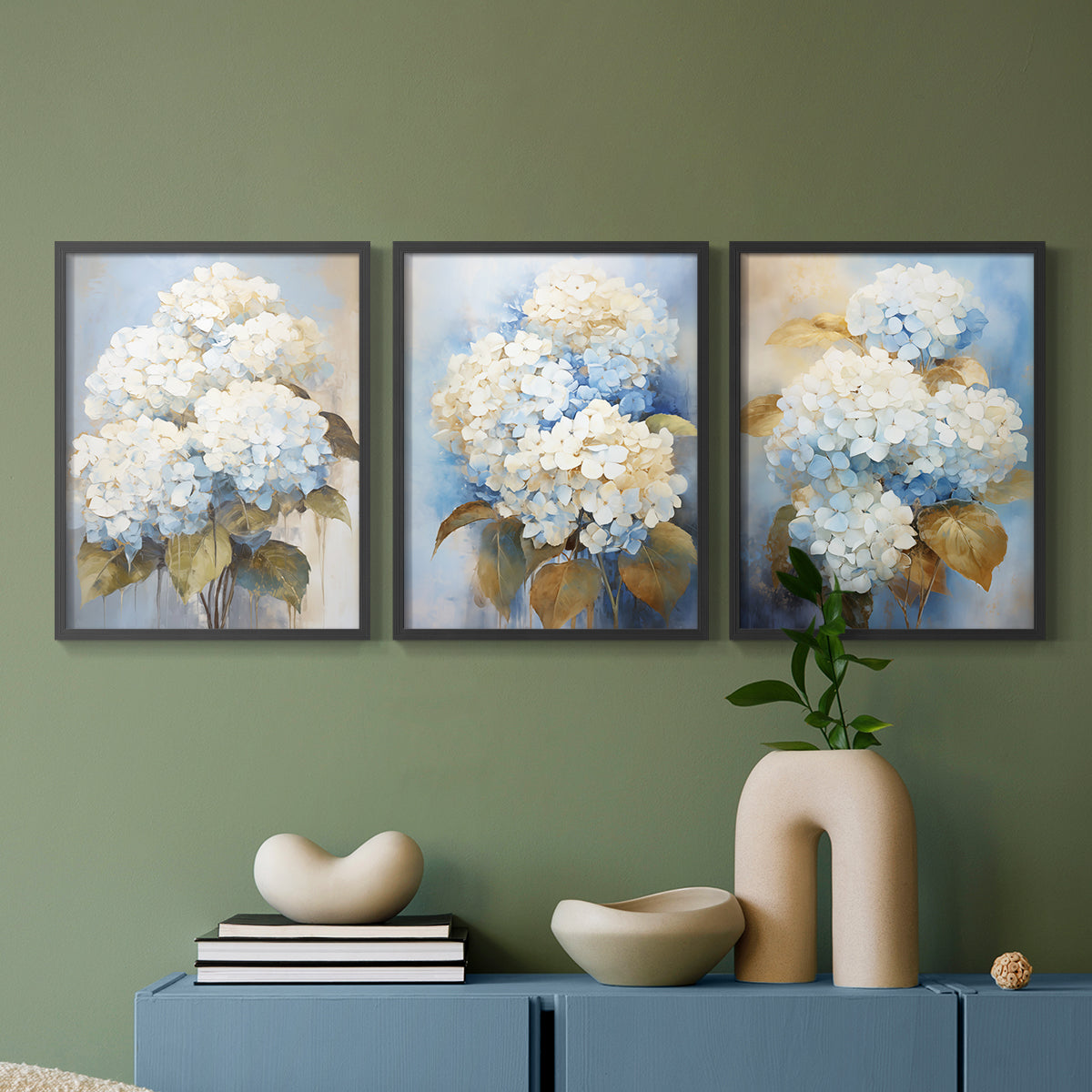 Floral Study Series XLIII - Restickable Framed Art Set