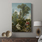 Canvas art print featuring a quiet outdoor moment with gentle movement displayed in a modern interior space.