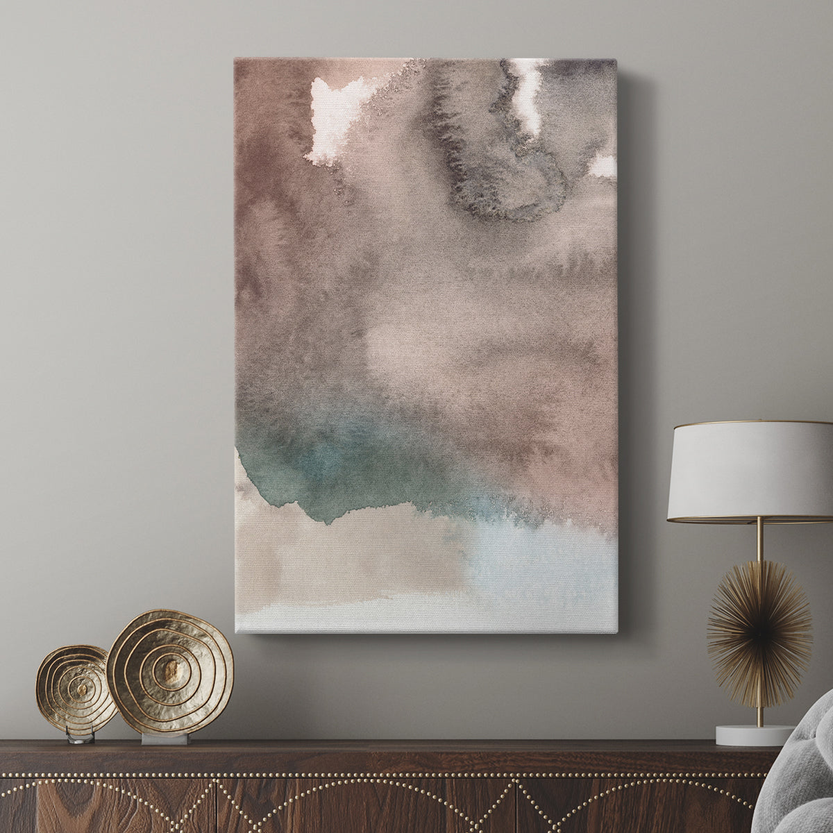 Red Ochre Abstract I - Canvas Art Print