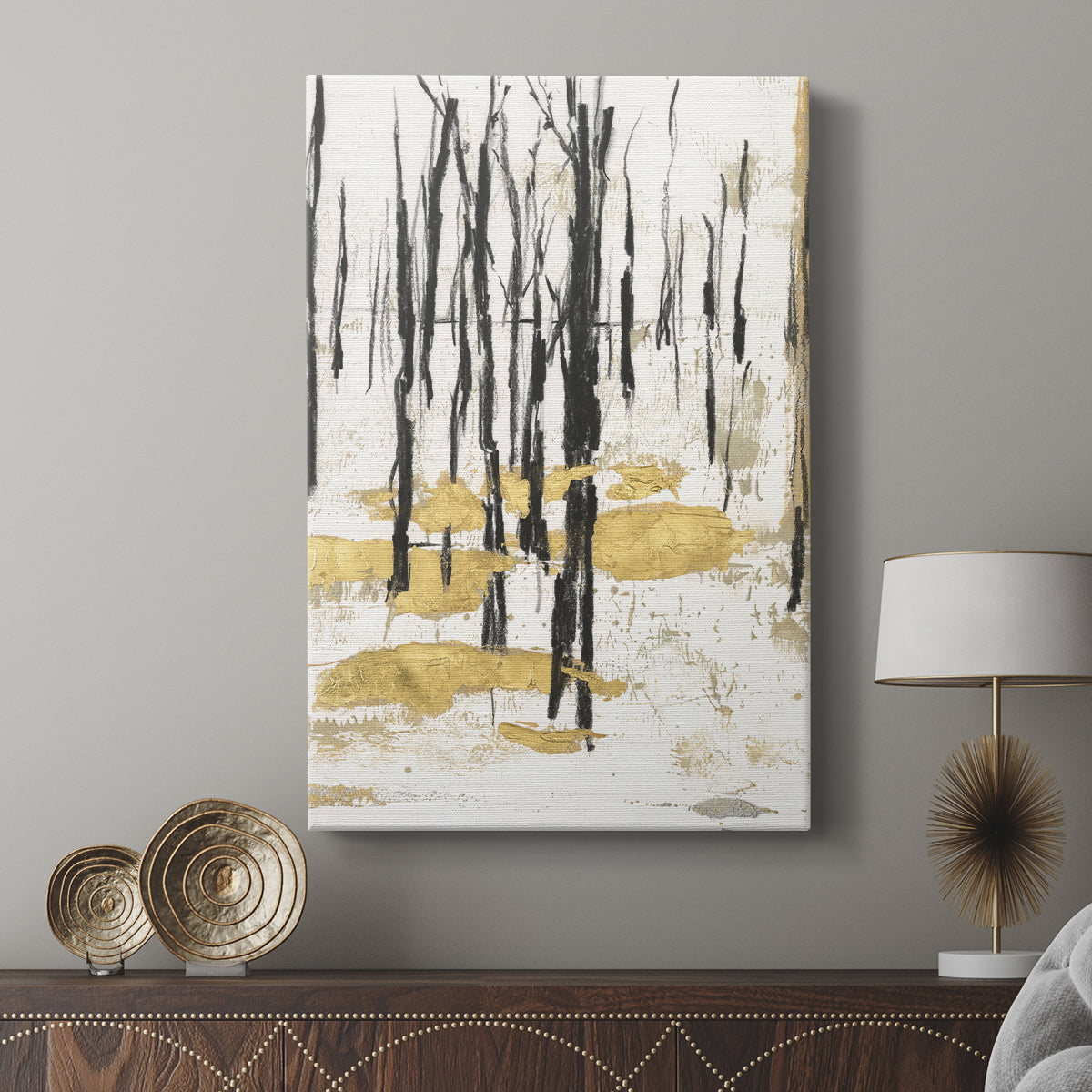 Gilded Winter I - Canvas Art Print