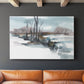 Winter Stream Watercolor II - Canvas Art Print
