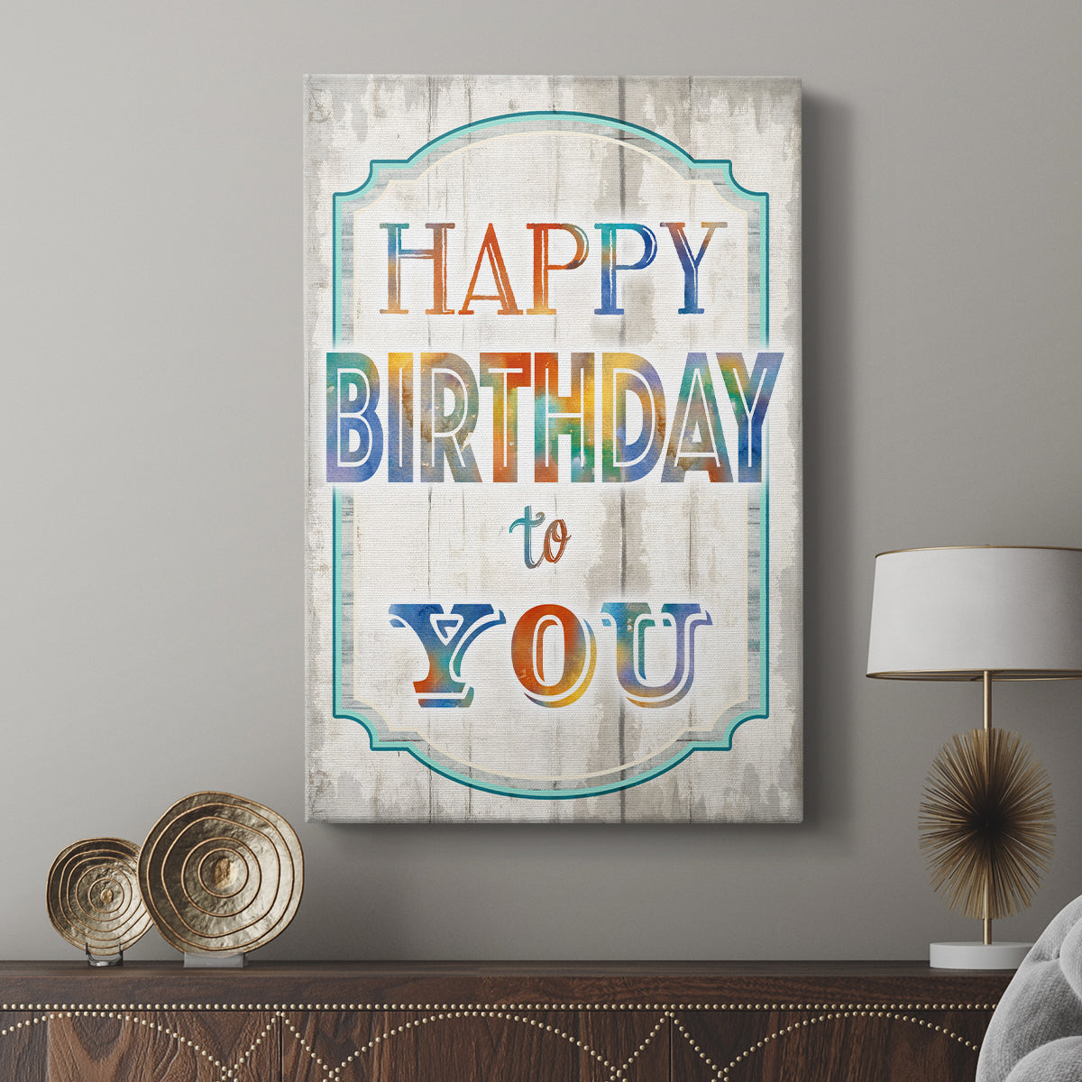 Happy Birthday to You - Canvas Art Print