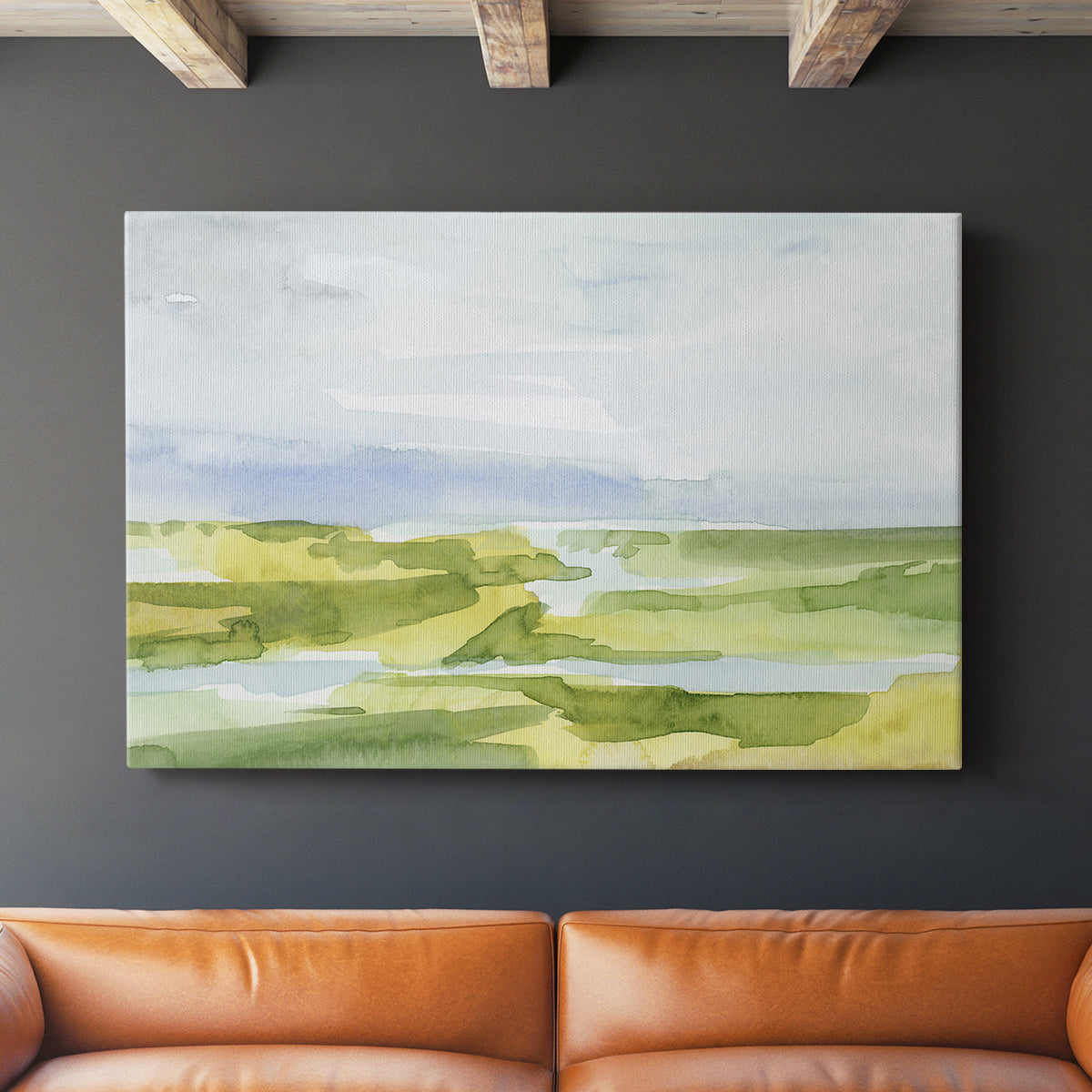Watery Lowlands III - Canvas Art Print