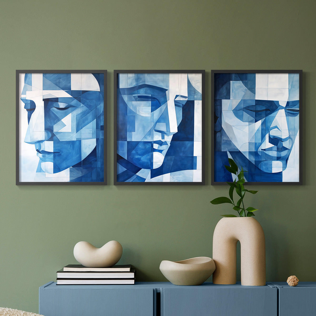 Abstract Series XXVIII - Restickable Framed Art Set