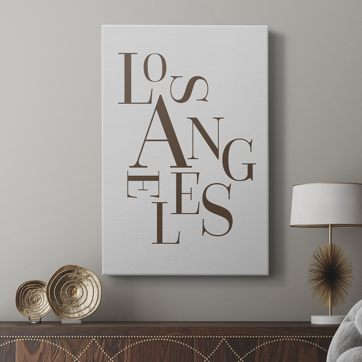Neutral City Center Type III - Canvas Art Print