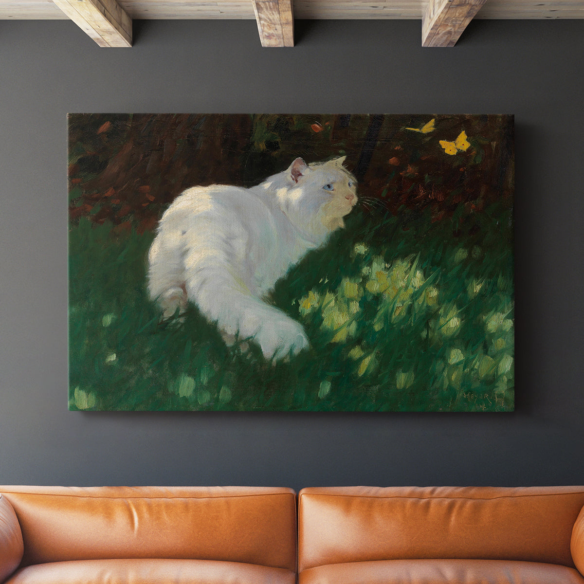 Vintage Kitty XXXVIII - Canvas Art Print
