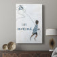 Boy Flying Kite - Canvas Art Print