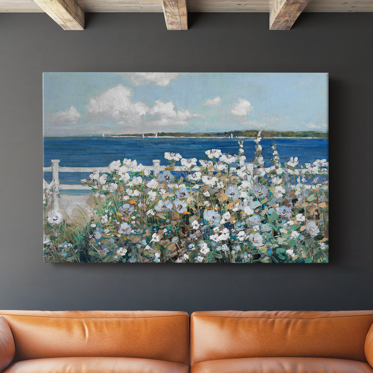 Bayside Garden - Canvas Art Print