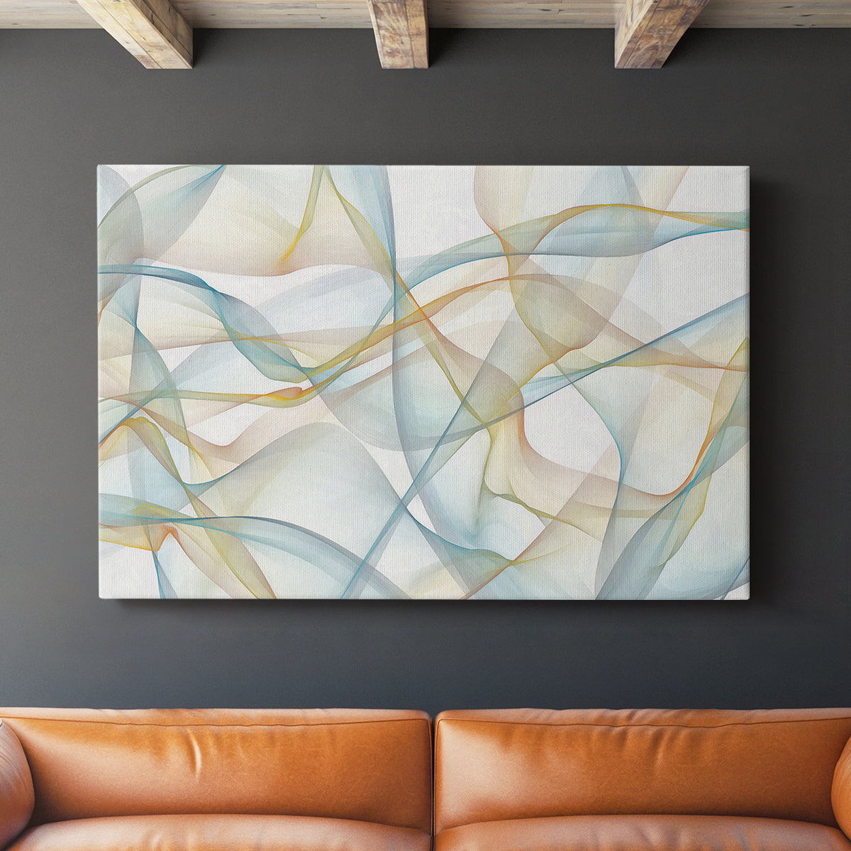 Curves and Waves VI - Canvas Art Print