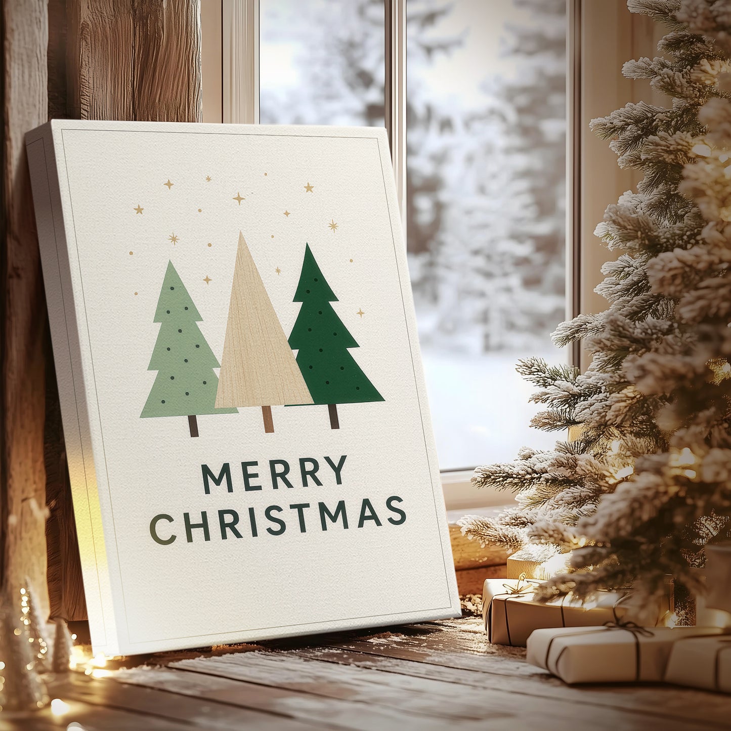 Silver Serenade of Bells - Canvas Art Print