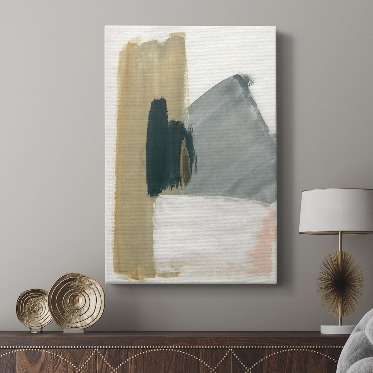 Marble Block Symmetry II - Canvas Art Print