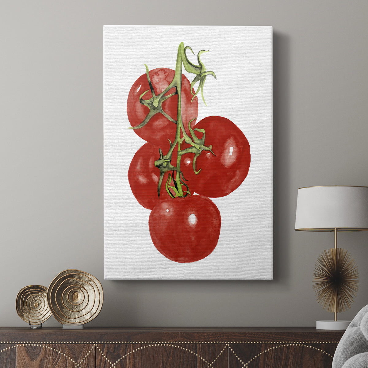 Watercolor Veggie IV - Canvas Art Print