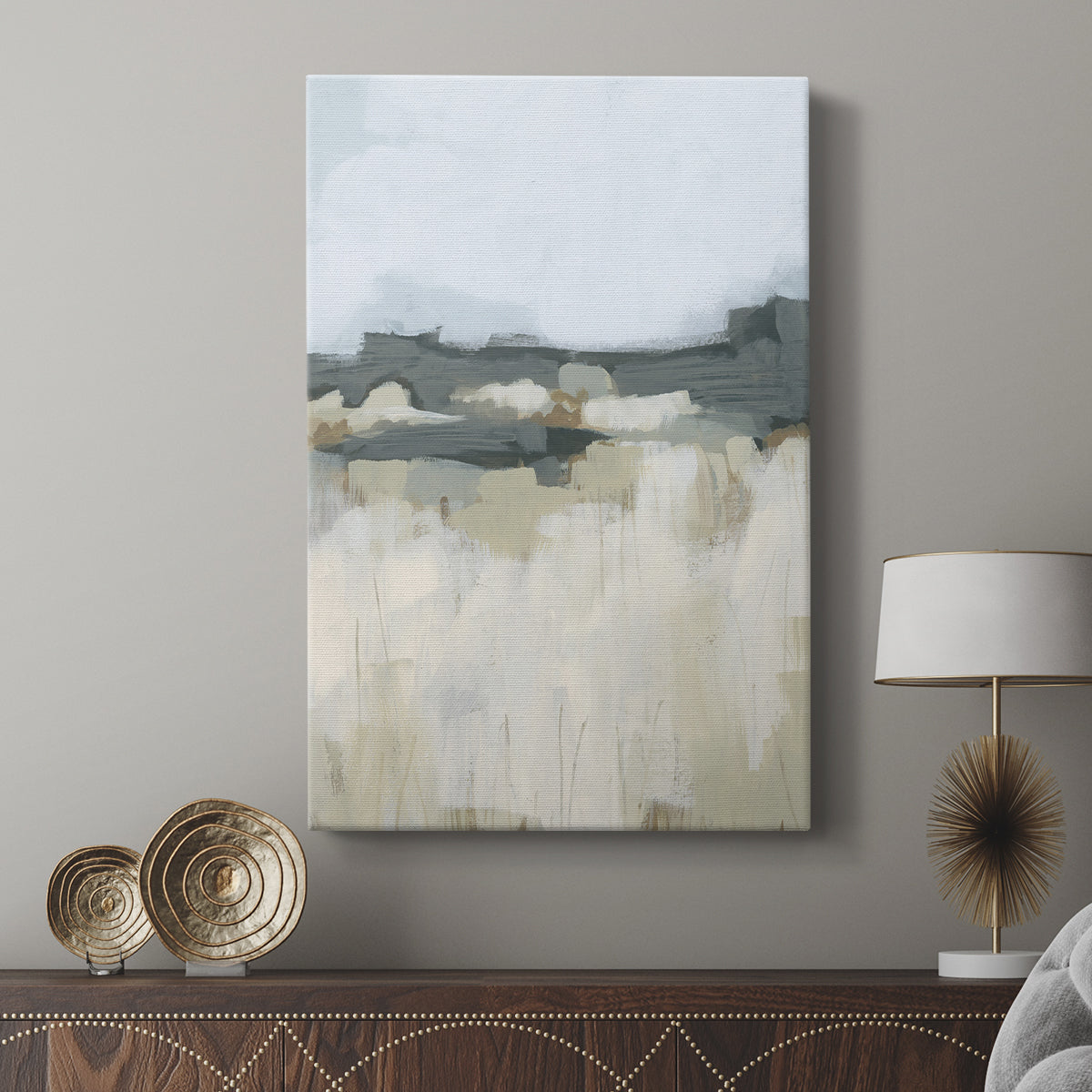 Brushstroke Badlands I - Canvas Art Print