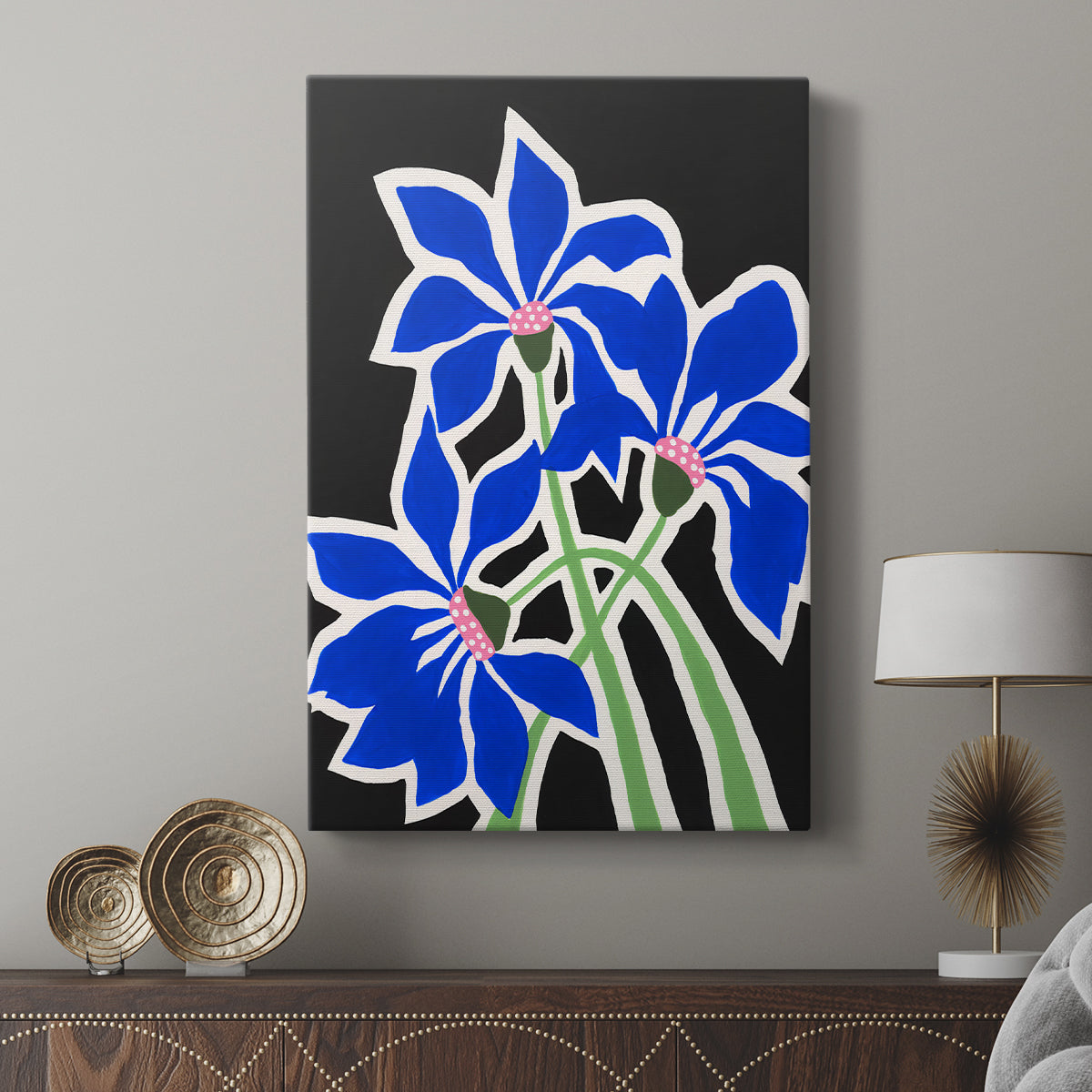 Pop Flowers IV - Canvas Art Print