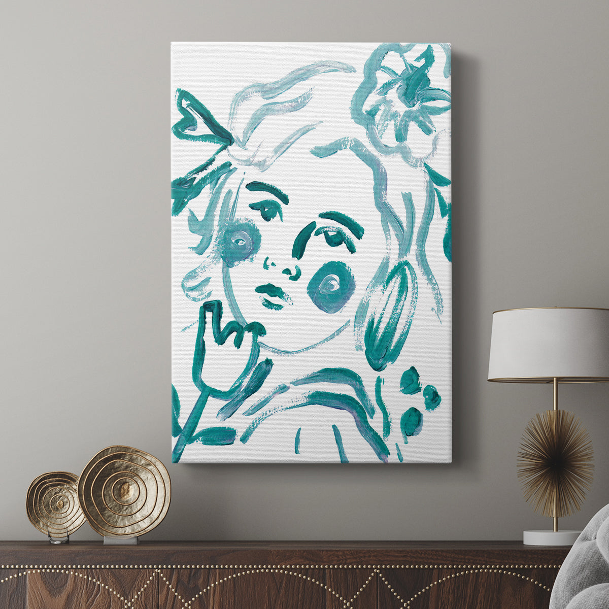 Budding Flower IV - Canvas Art Print