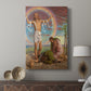 Canvas art print featuring a classical scene with balanced form and gentle contrast displayed in a modern interior space.