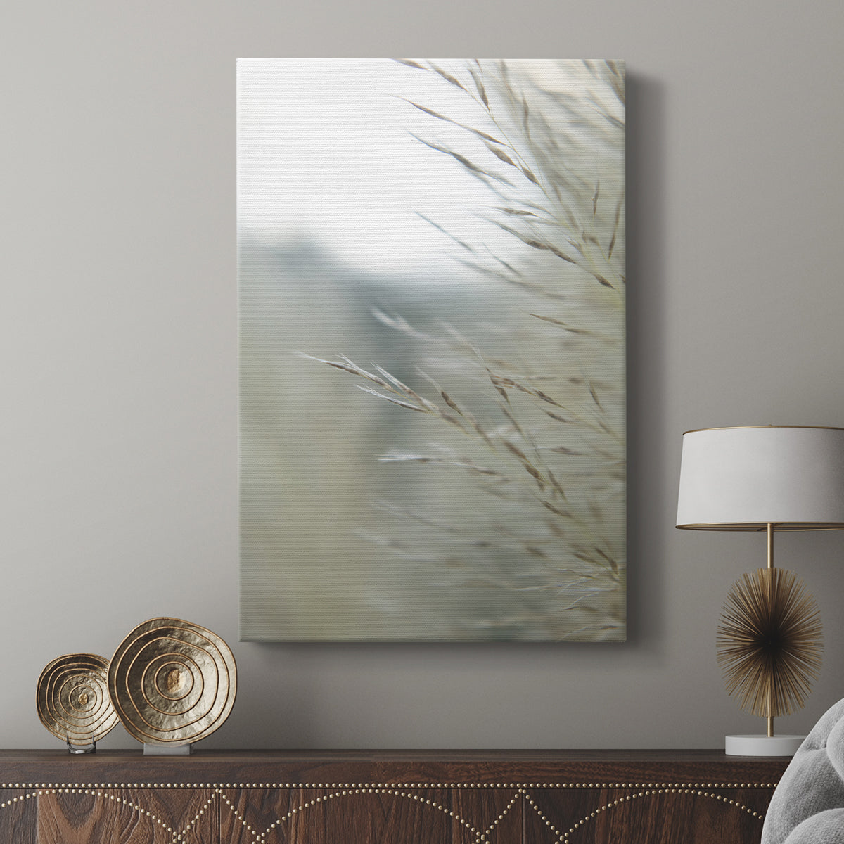 Subtle Grasses III - Canvas Art Print