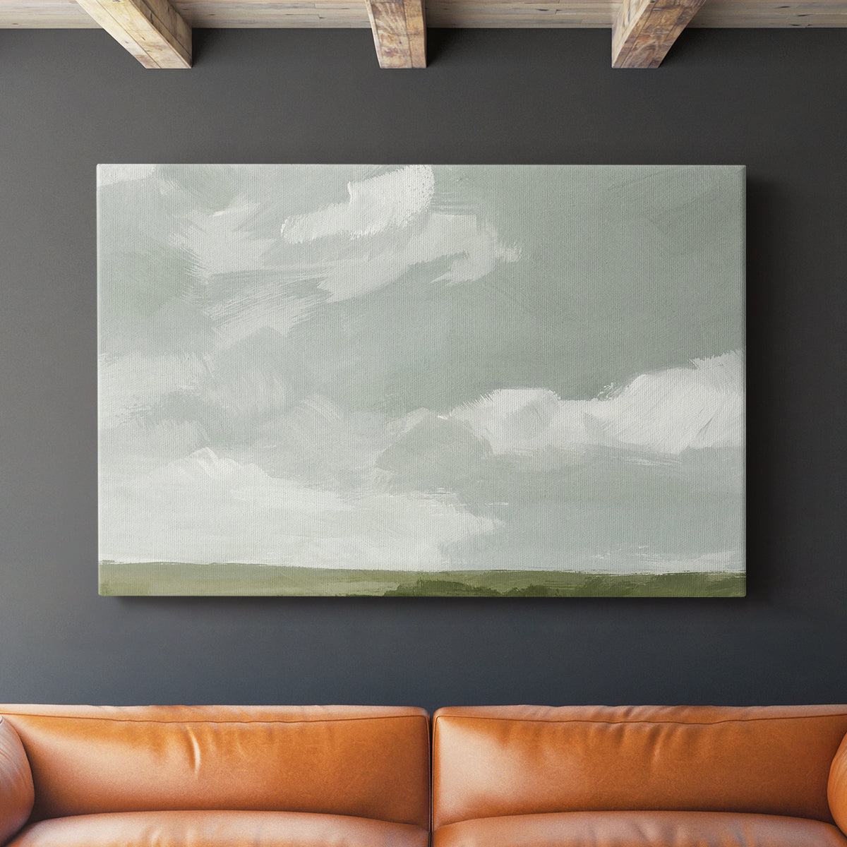 Gray Stone Sky II - Canvas Art Print
