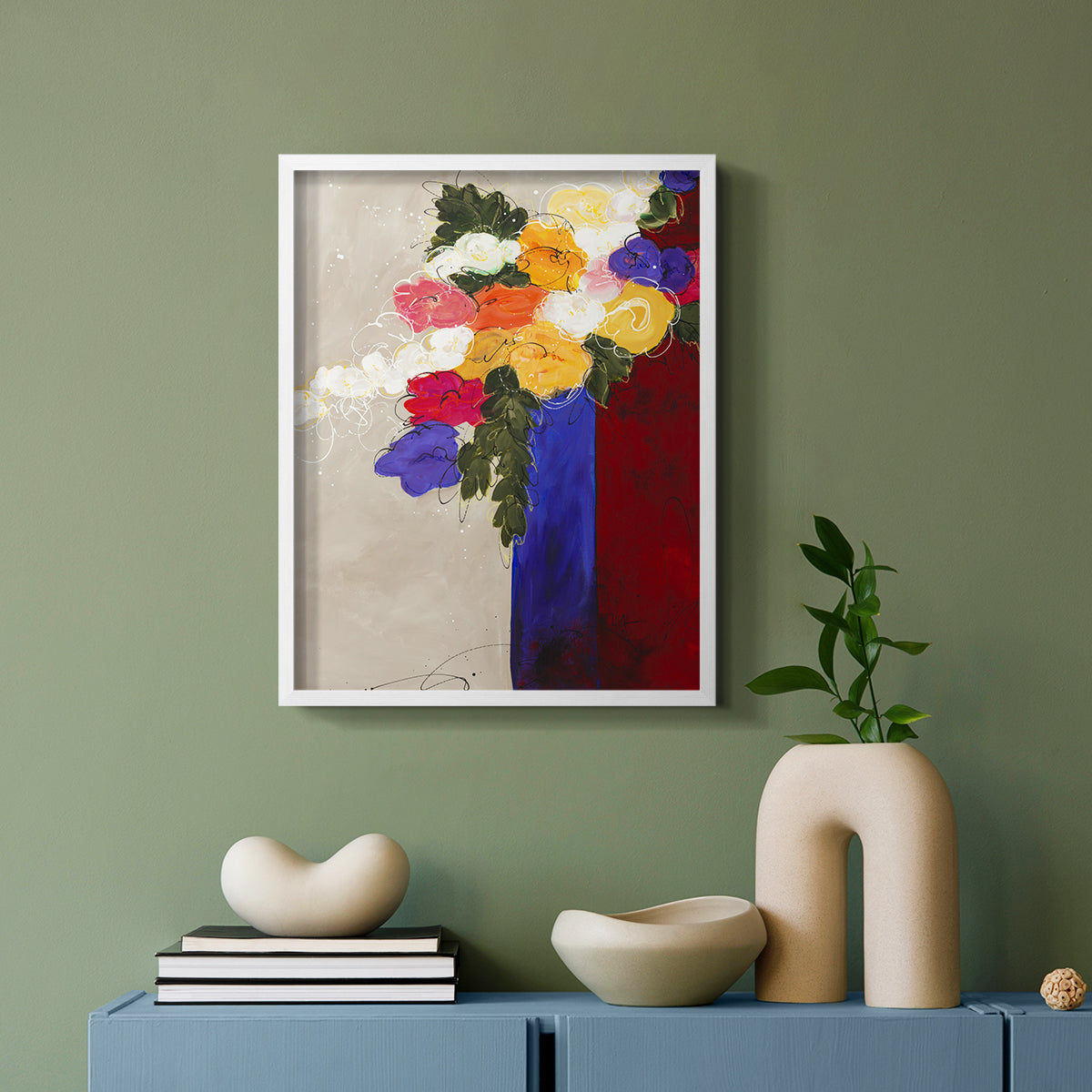 For Me - Restickable Framed Art Print