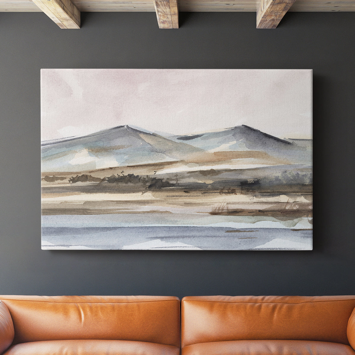Autumn Mountain Valley II - Canvas Art Print