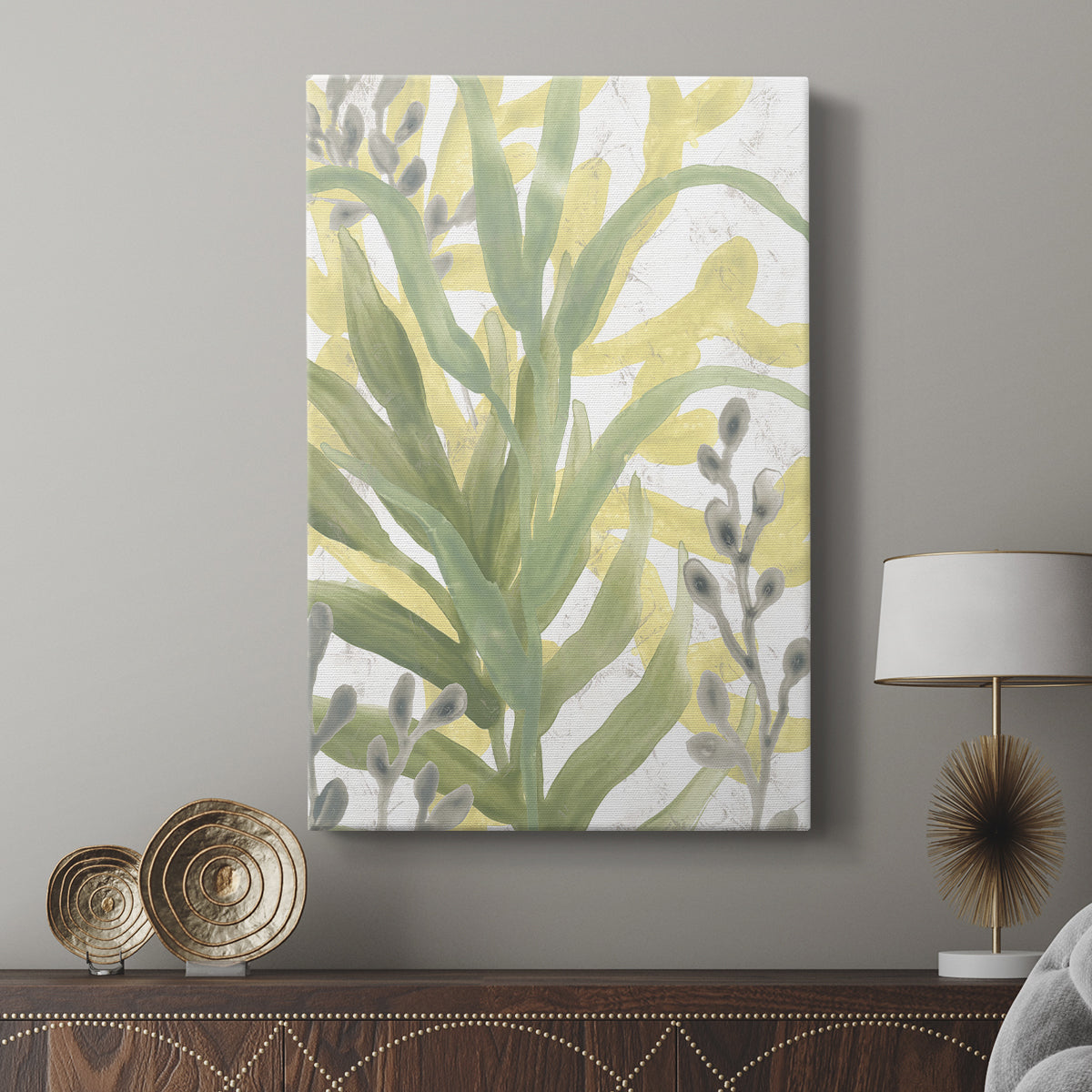 Sea Grass Fresco IV - Canvas Art Print