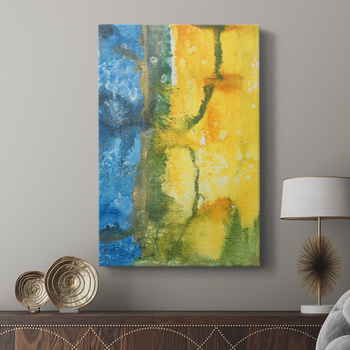 Aquatic Energy I - Canvas Art Print