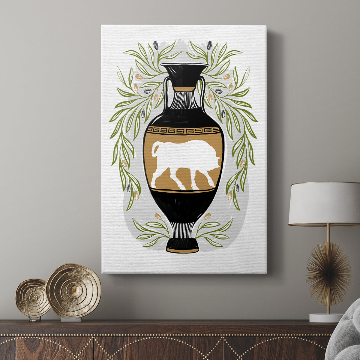 Greek Vases IV - Canvas Art Print