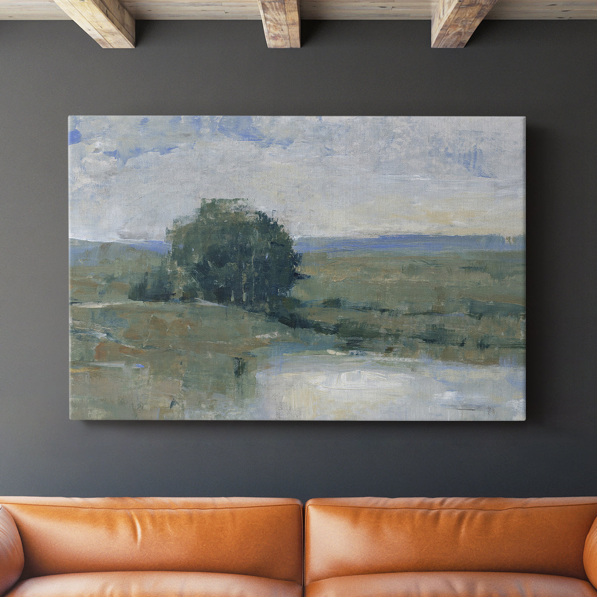 Riverbank Impression I - Canvas Art Print