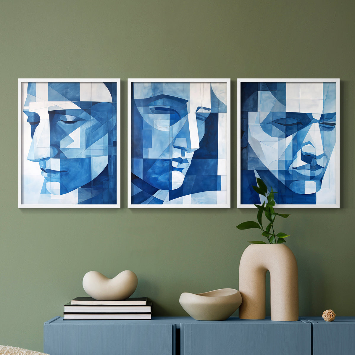 Abstract Series XXVIII - Restickable Framed Art Set