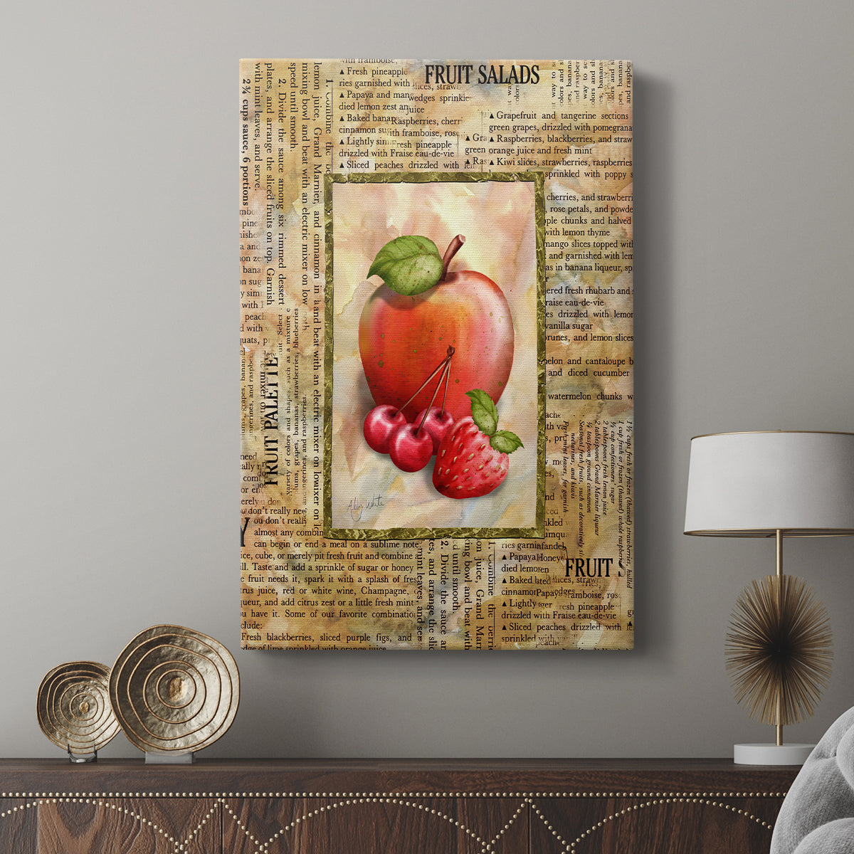 Mixed Fruit I - Canvas Art Print