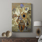 Canvas art print featuring a stylized composition with blooms and minimal detail displayed in a modern interior space.