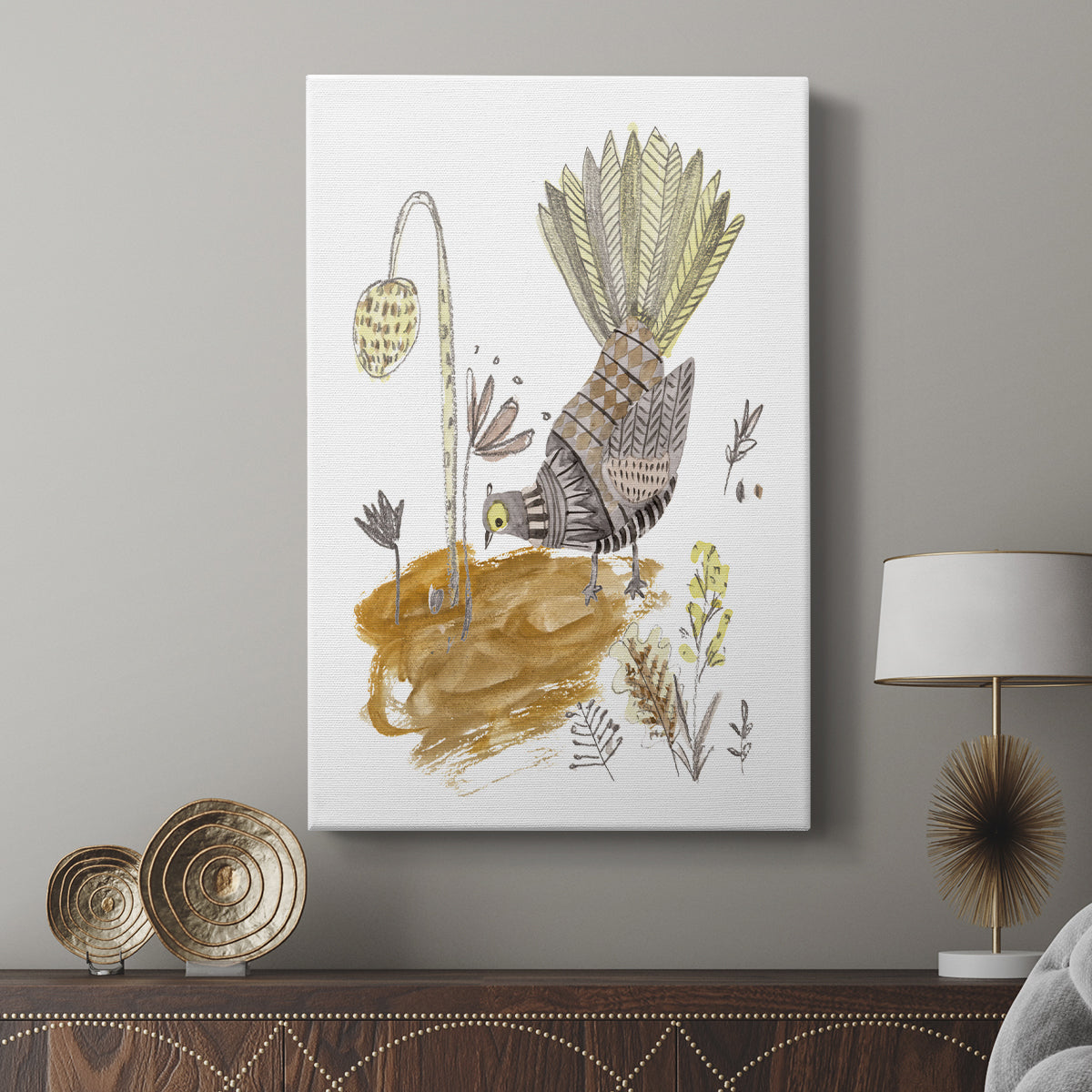 Glowing Garden at Dusk VI - Canvas Art Print