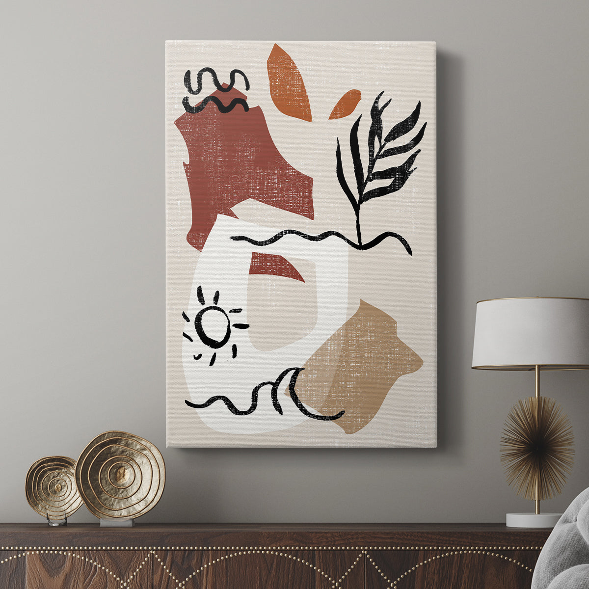 Soft Palms IV - Canvas Art Print