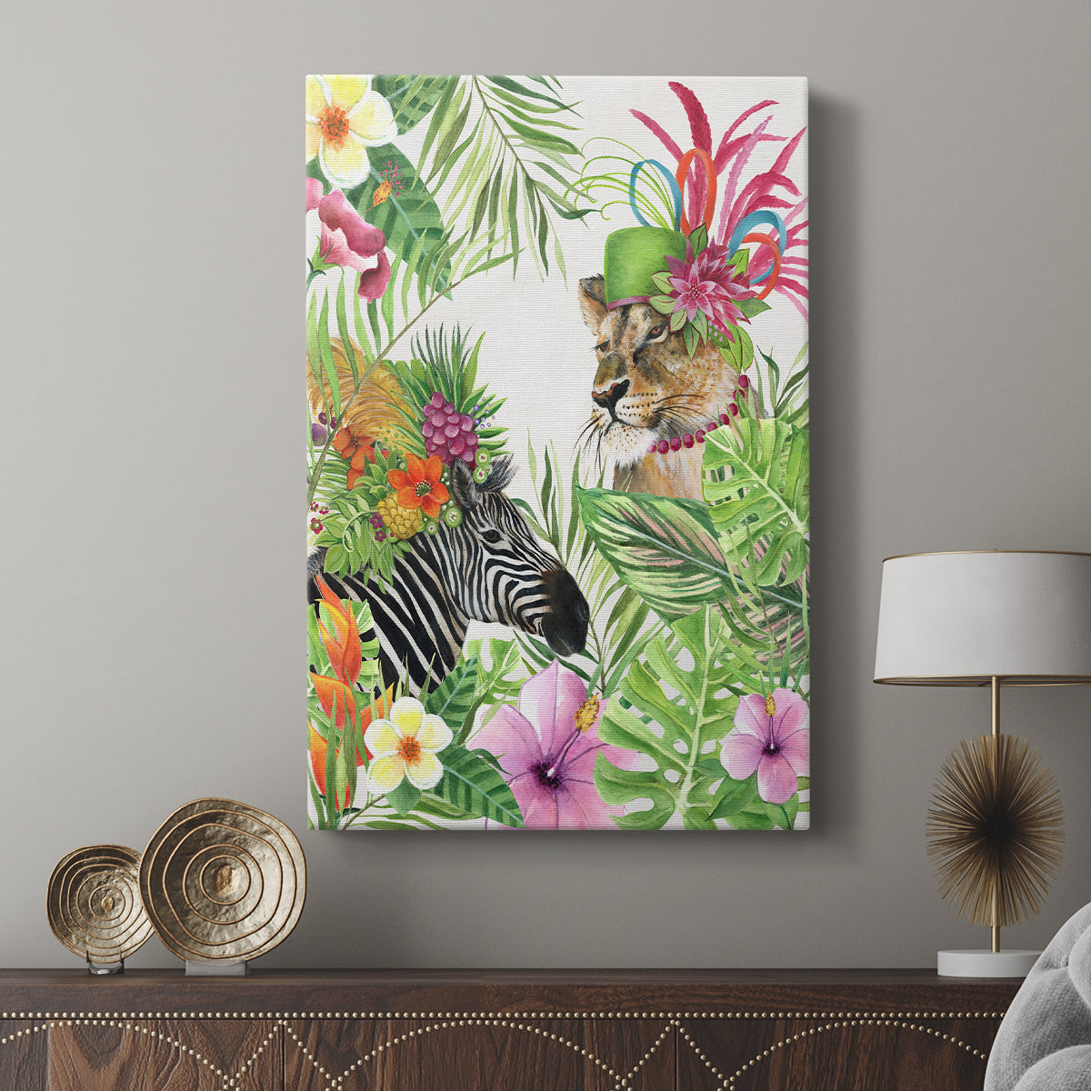Jungle Royale II - Canvas Art Print