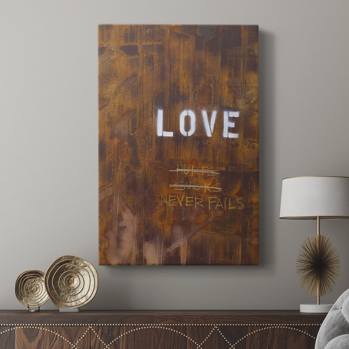 Love Never Fails I - Canvas Art Print