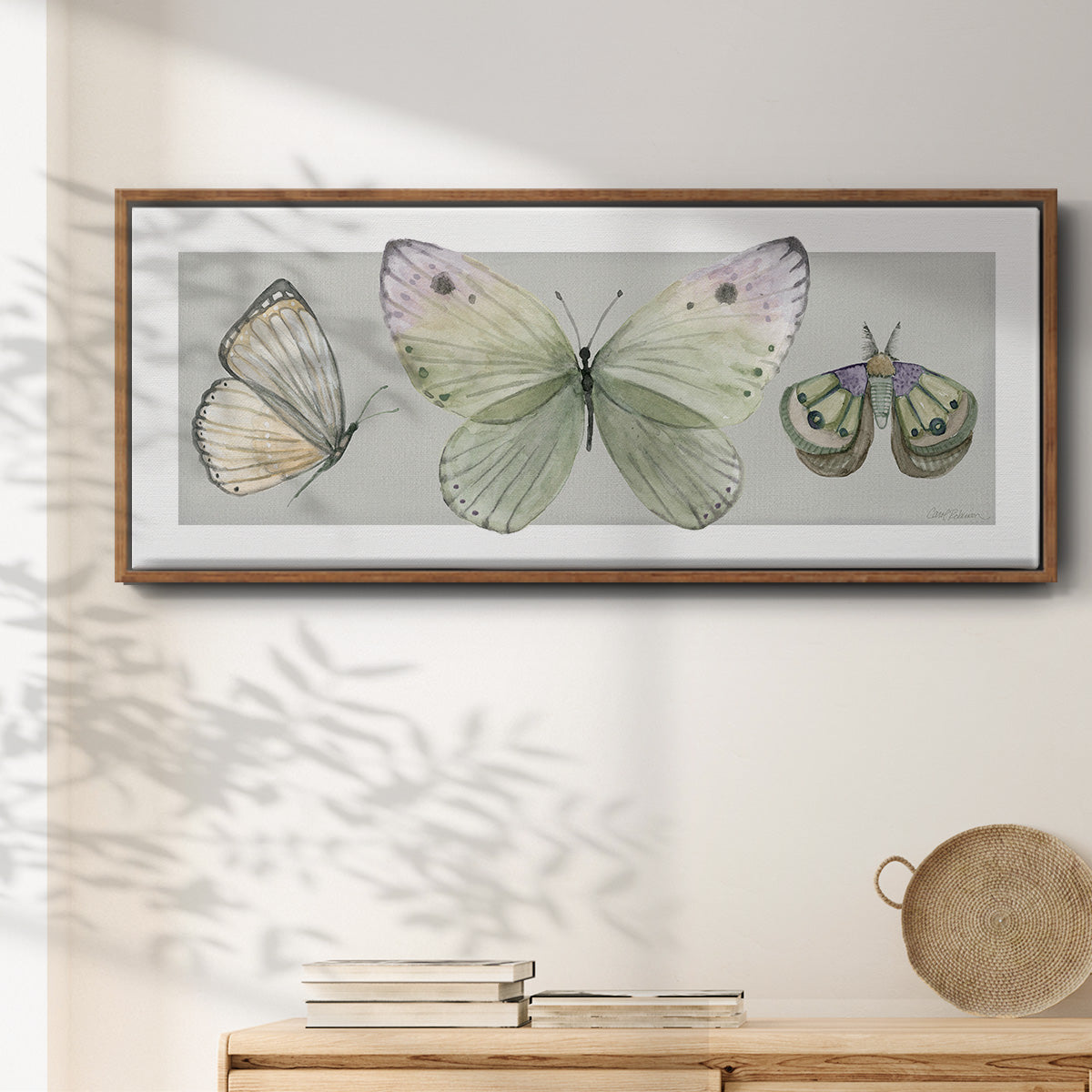 Pretty Insects II - Floater Framed Canvas Print