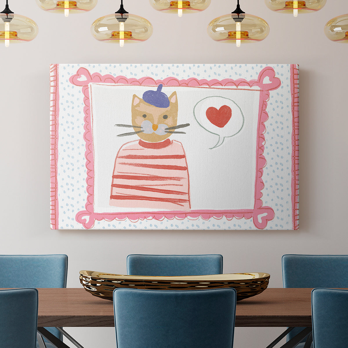 Cameo Characters Collection A - Canvas Art Print