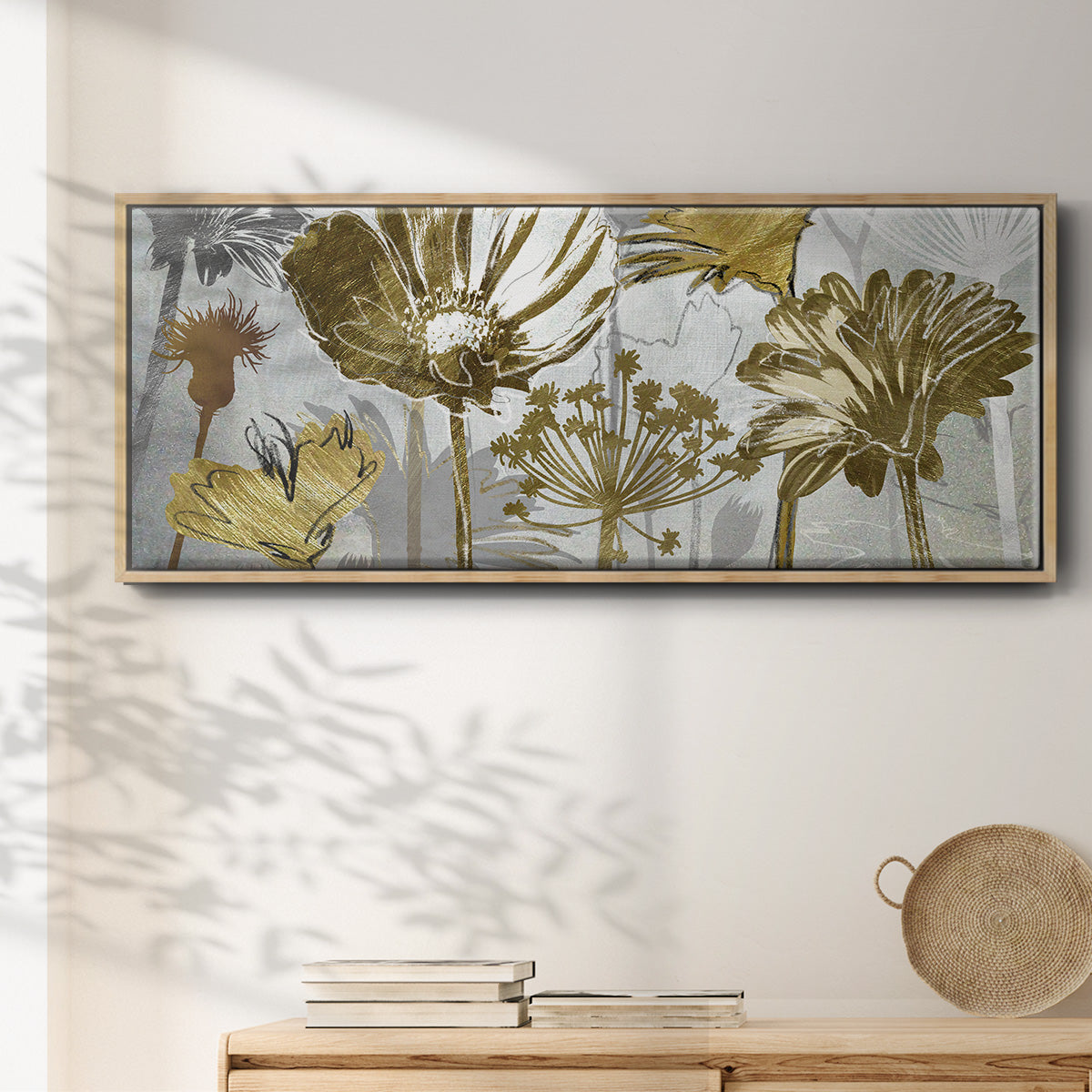 Summer - Floater Framed Canvas Print