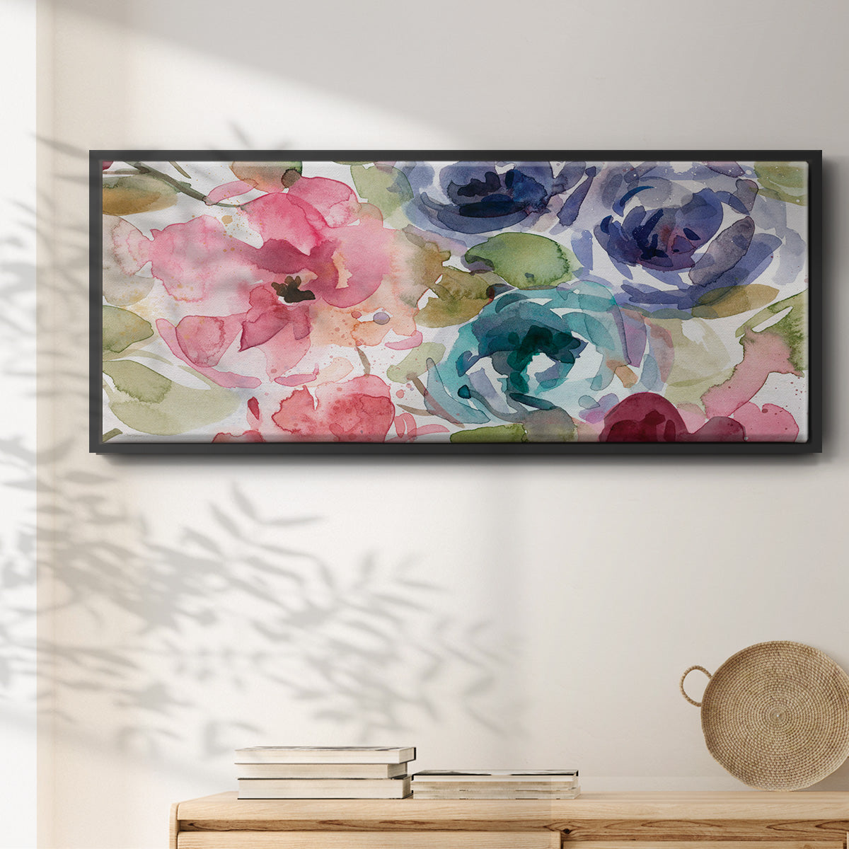 Garden Palette II - Floater Framed Canvas Print