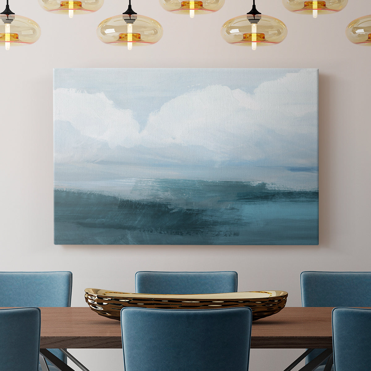 Azure Rising I - Canvas Art Print