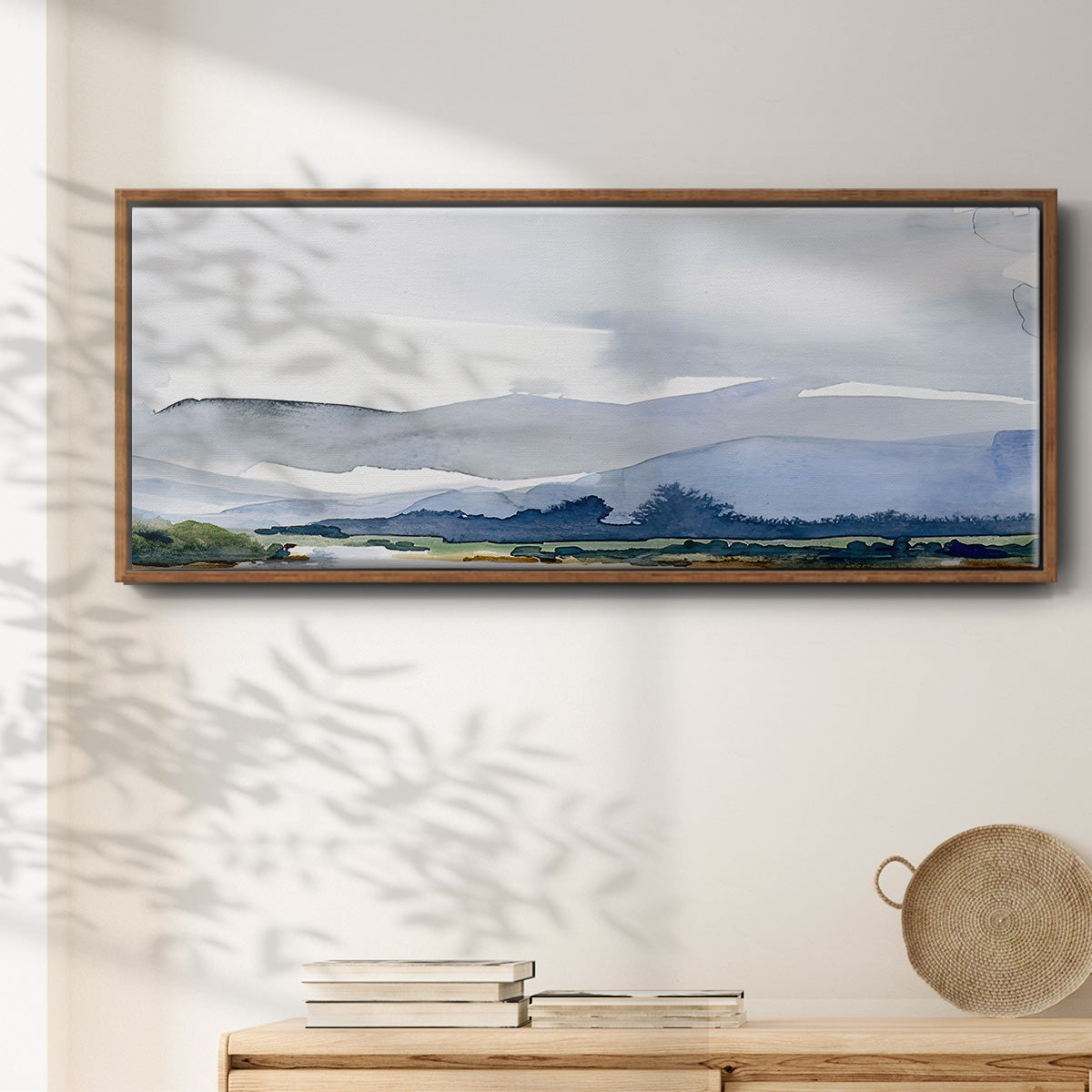 Blue Ridge I - Floater Framed Canvas Print